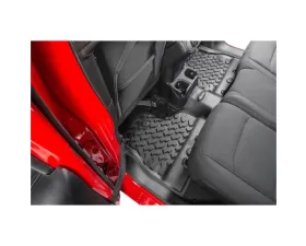 Quadratec Ultimate All Weather Floor Liners Rear Floor Section Jeep Wrangler Unlimited 4-Door JL 2018-2021